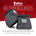 Jeffers No - Turn Bell Boots for Horses, Solid Colors, 2 ct - JEF2MH - Medium - Grey - 2 ct - 14