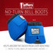 Jeffers No - Turn Bell Boots for Horses, Solid Colors, 2 ct - JEF2MK - Medium - Blue - 2 ct - 10
