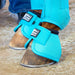Jeffers No - Turn Bell Boots for Horses, Solid Colors, 2 ct - JEF2Y5 - Medium - Turquoise - 2 ct - 22
