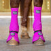 Jeffers No - Turn Bell Boots for Horses, Solid Colors, 2 ct - JEF2Y9 - Medium - Pink - 2 ct - 27