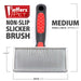Jeffers Non - Slip Slicker Pet Grooming Brushes - UWS2 - Medium - 3