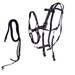Jeffers Nylon Combination Horse Halter Bridle with Reins - SS39 - Black - 2