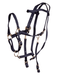 Jeffers Nylon Combination Horse Halter Bridle with Reins - SS39 - Black - 3