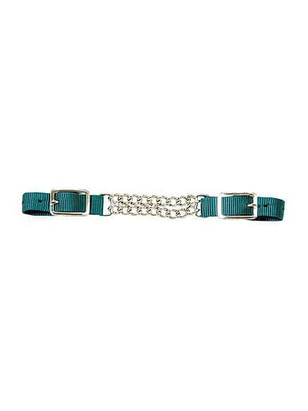 Jeffers Nylon Curb - Double Chain, 3/4' - Jeffers - Horse Supplies > Horse Tack > Bridle Bits