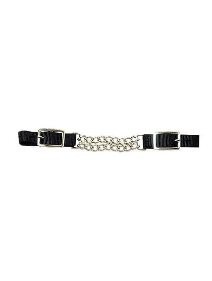 Jeffers Nylon Curb - Double Chain, 3/4' - Jeffers - Horse Supplies > Horse Tack > Bridle Bits