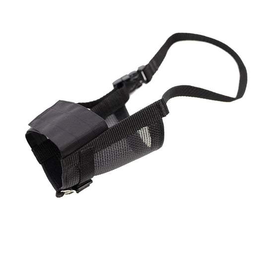 Jeffers Nylon Mesh Adjustable Dog Muzzle - IDM1 - 1S - Black - 1