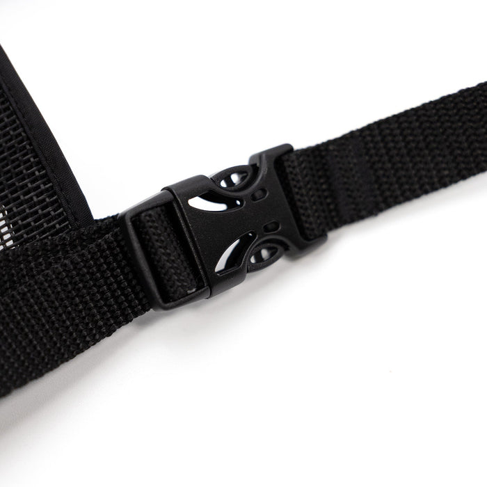 Jeffers Nylon Mesh Adjustable Dog Muzzle - IDM1 - 1S - Black - 3
