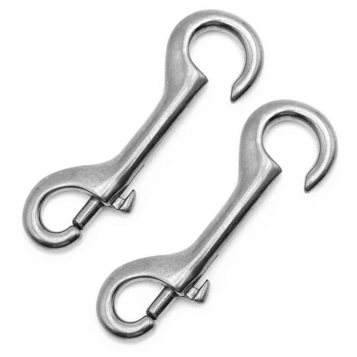 Jeffers Open Eye Snap - IABX-2 - Zinc - plated - 4" L - 2 pk - 12