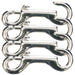 Jeffers Open Eye Snap - IABX-4 - Zinc - plated - 4" L - 4 pk - 3