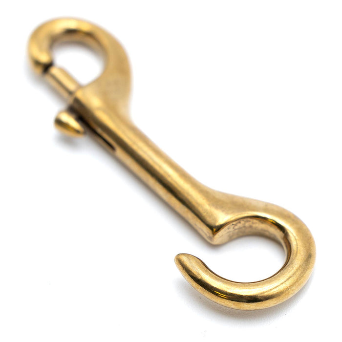 Jeffers Open Eye Snap - IAN1 - Brass - 4" L - Single - 8