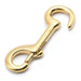 Jeffers Open Eye Snap - IAN3 - Brass - 4.75" L - Single - 16