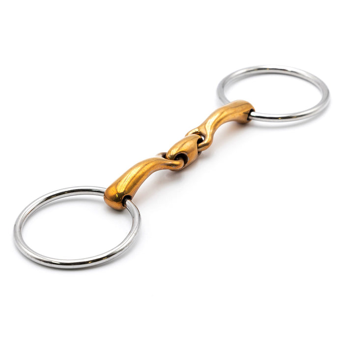 Jeffers Oval Mouth Copper Loose Ring Horse Bit, 5" - A8M1 - 5
