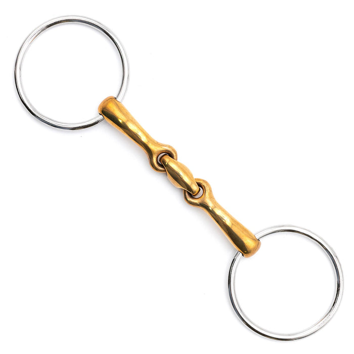 Jeffers Oval Mouth Copper Loose Ring Horse Bit, 5" - A8M1 - 4