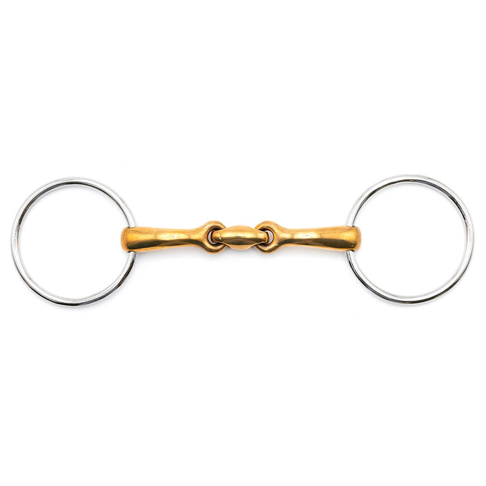 Jeffers Oval Mouth Copper Loose Ring Horse Bit, 5" - A8M1 - 1