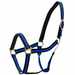 Jeffers Padded Nylon Horse Halter with Throat Snap - IA6C - Blue/Black - 7
