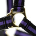 Jeffers Padded Nylon Horse Halter with Throat Snap - IA6E - Purple/Black - 20