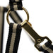 Jeffers Padded Nylon Horse Halter with Throat Snap - IA6F - Black/Tan - 24