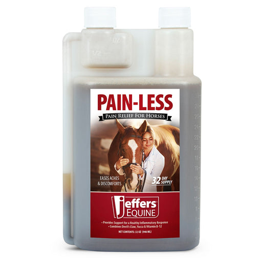 Jeffers Pain - Less Pain Relief Liquid for Horses - JEF2P7 - 32 oz - 1 - 1