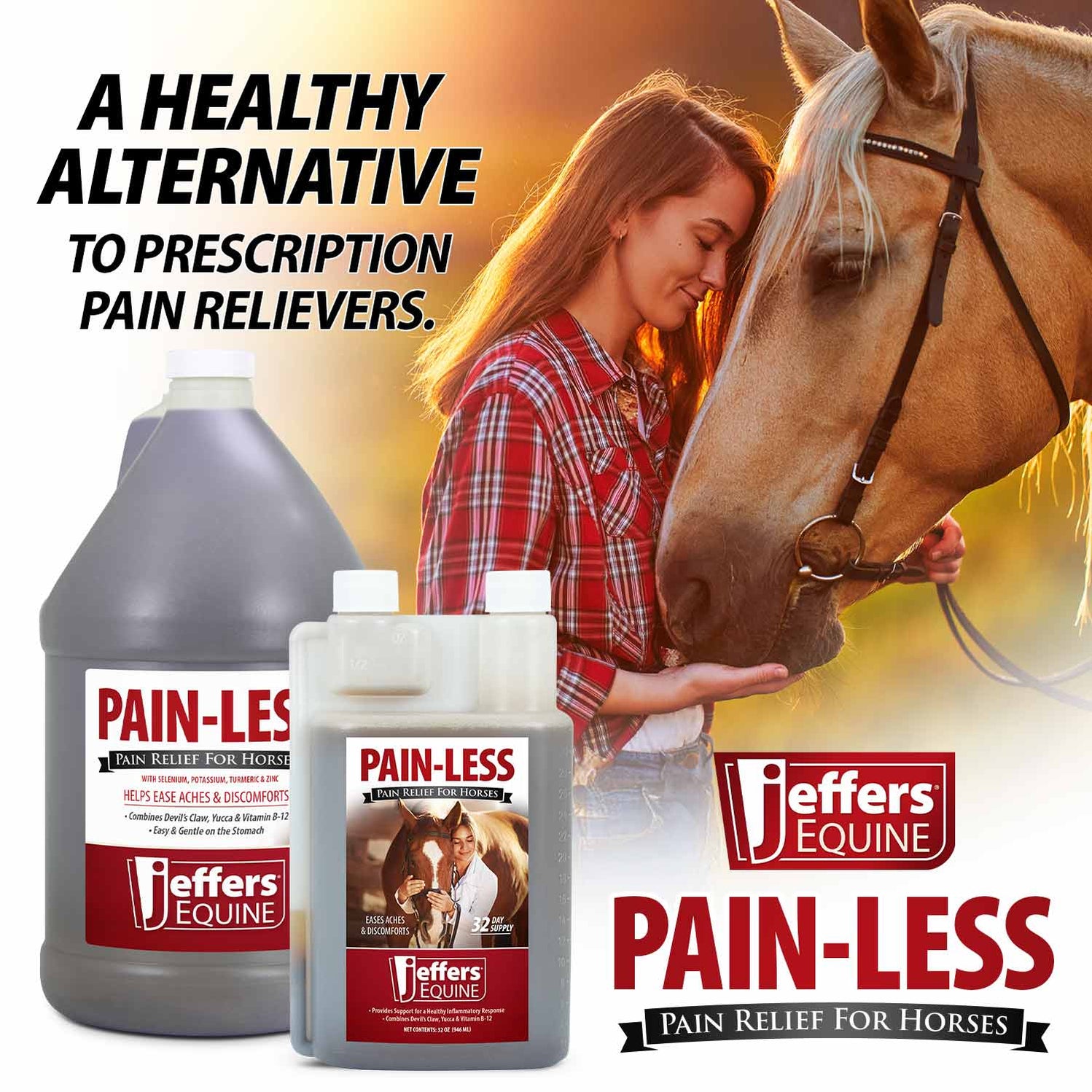 Jeffers Pain-Less Supplement for Horses