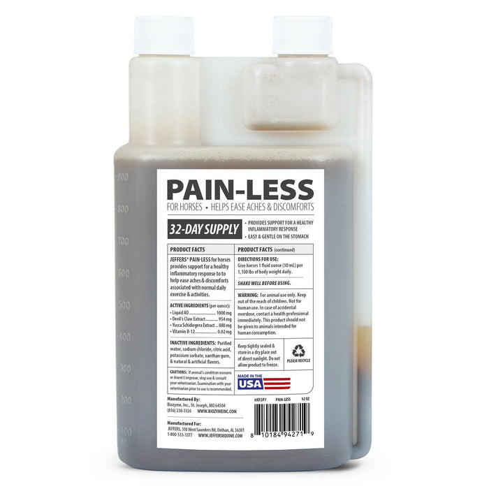 Jeffers Pain - Less Pain Relief Liquid for Horses - JEF2P8 - Gallon - 1 - 5