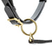 Jeffers Paris Padded Leather Horse Halter with Throat Snap – Adjustable Black Premium Triple Stitching - JEF15Z - Black - Cob - 1 - 4