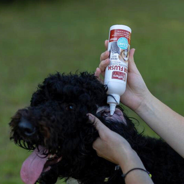 Jeffers Pet Ear Flush Advanced Ear Cleanser with Ketoconazole for Dogs & Cats - JEF2RG - 8 fl oz - 8