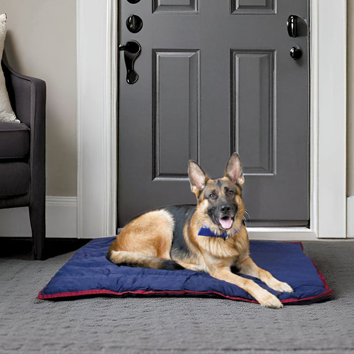 Jeffers Pet Washable Comfy Dog Pillow for Crates, Carriers, or Lounging - I2DF - 12" x 18" - Dark Green - 2