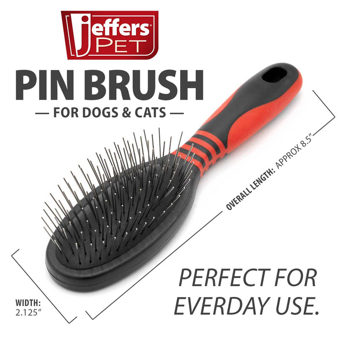 Jeffers Pin Brush for Pet Grooming, Medium - UWP5 - 2