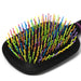 Jeffers Plastic Mane & Tail Brush, Curved Bristle Horse Grooming Brush - IAS7 - Black / Multi - 9.5" - Each - 2