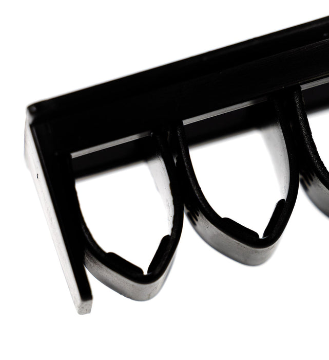 Jeffers Plastic Standard Whip Rack, Holds 12 Whips or Crops - IA9F - Black - 12" - Each - 3