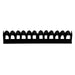 Jeffers Plastic Standard Whip Rack, Holds 12 Whips or Crops - IA9F - Black - 12" - Each - 4