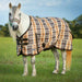 Jeffers Pony Poppins Solaris Turnout Sheet, Brown & Cream Plaid - Jeffers - Horse Supplies > Horse Blankets & Sheets