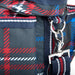 Jeffers Poplar Head Horse Grooming Bag - GAG1TG - Navy & Merlot Plaid - 32
