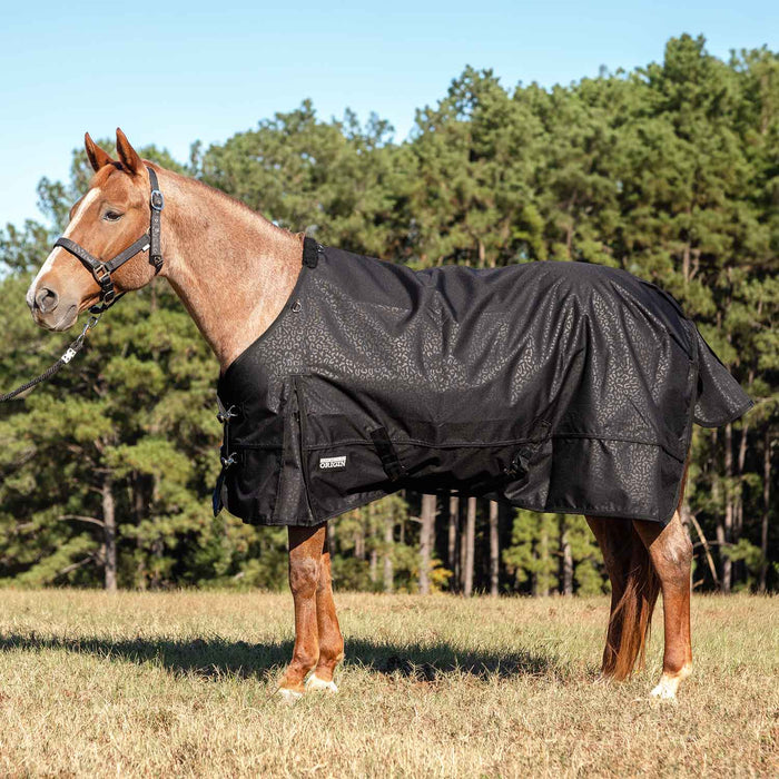 Jeffers Poplar Head Origin 600 Denier Turnout Blanket, 240 Gram, Covert Cheetah - Jeffers - Horse Supplies > Horse Blankets & Sheets