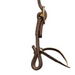 Jeffers Poplar Head Saddlery Oiled Harness Leather One Ear Horse Headstall - 1211QB - Brown - 3