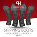 Jeffers Poplar Head Shipping Boots - Jeffers - Horse Supplies > Horse Boots & Leg Wraps