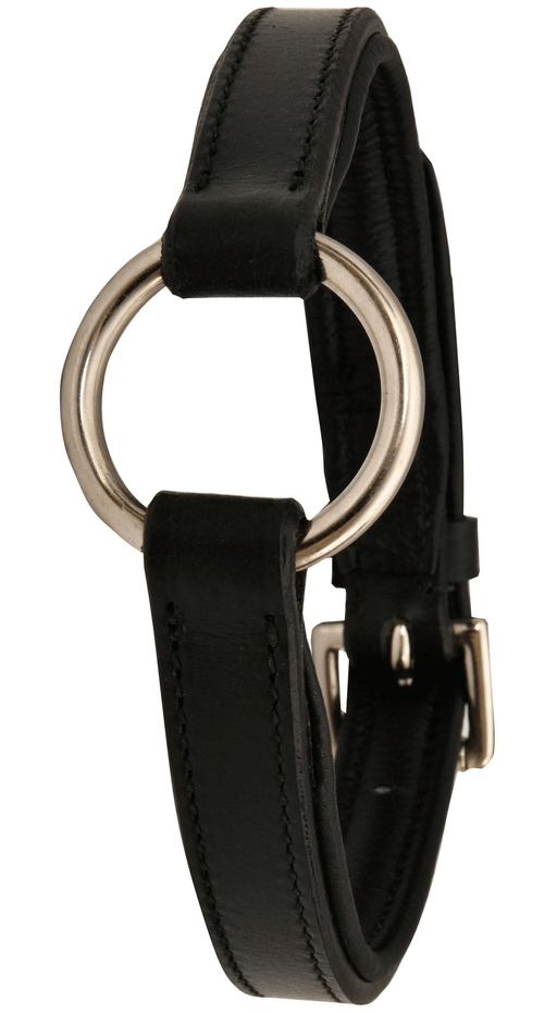 Jeffers Premium Padded Black Leather Dog Collars - GAGJU - 5/8" x 12" - 2