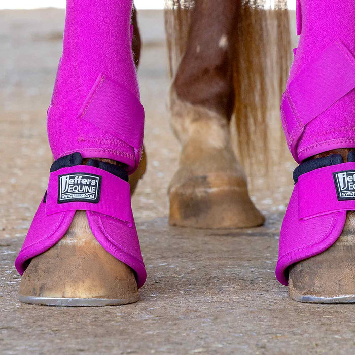 Jeffers Protective Horse Boots, Solid Colors - JEF2XH - Small - Pink - 2 ct - 18