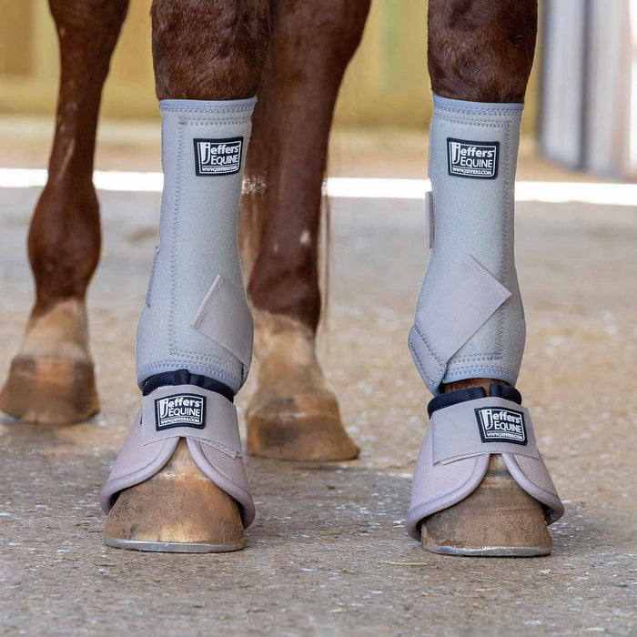 Jeffers Protective Horse Boots, Solid Colors - JEF2XP - Small - Khaki - 2 ct - 22