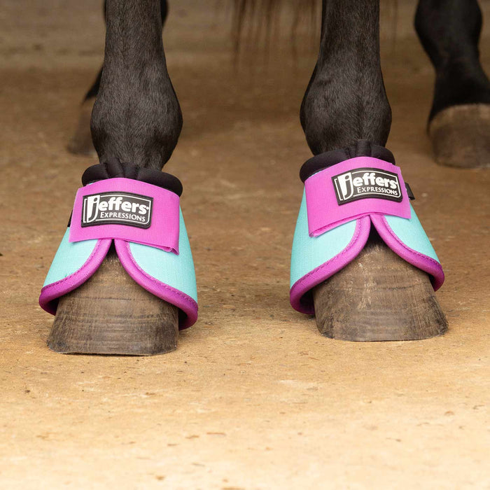 Jeffers Protective Neon Bell Boots - Jeffers - Horse Supplies > Horse Boots & Leg Wraps