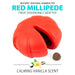 Jeffers Red Millipede Natural Rubber Treat Dispensing Dental Dog Chew Toy - I7RK - Red - Small - 1 - 3