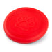 Jeffers Red Paw Frisbee Natural Rubber Dog Toy for Fetching & Chewing - I7RS - Red - Medium - 1 - 9
