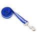 Jeffers Reflective Glow-in-the-Dark Safety Stripe Nylon Dog Leash, 1" W x 4' L - IDDF - Blue - 1" W x 4' L - 7