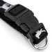 Jeffers Reflective Hound Series Adjustable Nylon Dog Collars - IDC4 - 5/8"W x 10-16"L - Black - 9