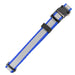 Jeffers Reflective Safety Stripe Adjustable Nylon Dog Collar – Glow-in-the-Dark for Night Visibility - IDE7 - 5/8"W x 10"-16"L - Blue - 7