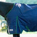 Jeffers Romper Stomper 1680 Denier Standard Neck Turnout Blanket, 240 Gram Fill - JEFCME - Navy/Hunter - 66" - 7