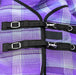 Jeffers Romper Stomper Durable Mesh Fly Sheet with Detachable Neck - JEFZWT - Purple/Light Blue Plaid - 66" - 1 - 14