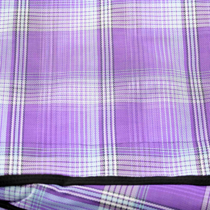 Jeffers Romper Stomper Durable Mesh Fly Sheet with Detachable Neck - JEFZWT - Purple/Light Blue Plaid - 66" - 1 - 16