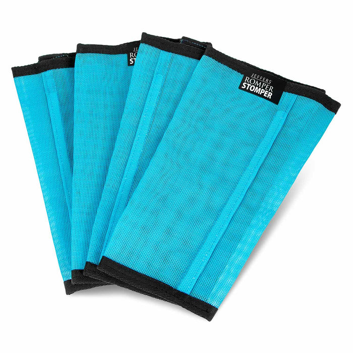 Jeffers Romper Stomper "Stomp - Free" Fly Boots for Horses, 4 pack - JEF2R9 - Turquoise - Small - 4