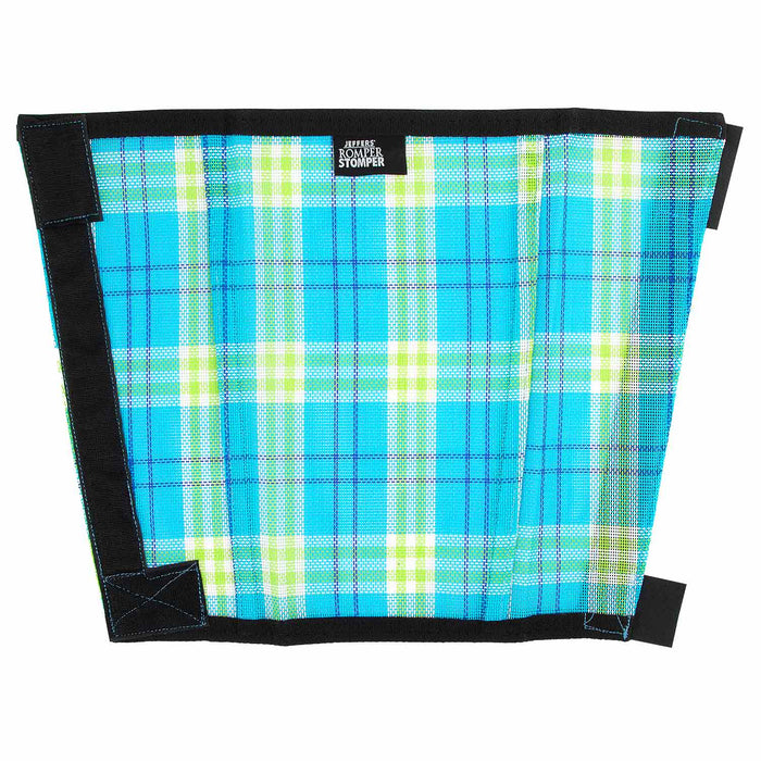 Jeffers Romper Stomper "Stomp - Free" Fly Boots for Horses, 4 pack - JEF2RM - Turquoise & Lime - Small - 20